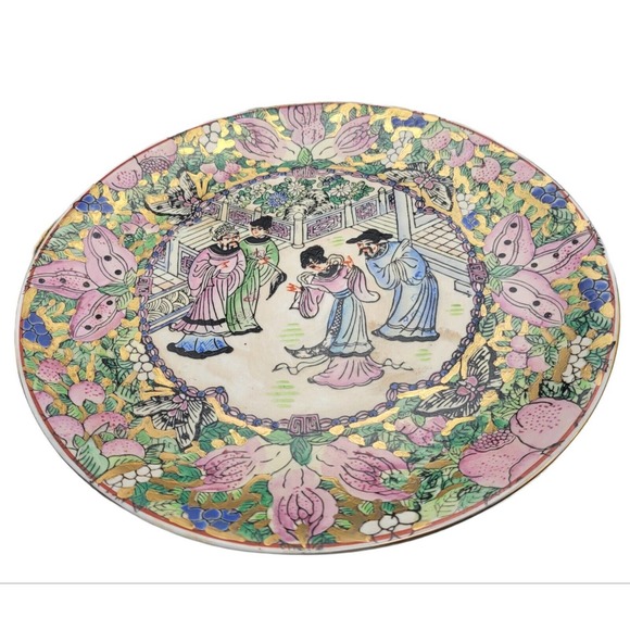 Oriental accent inc Wall Decor Vintage Chinese Export Famille Rose